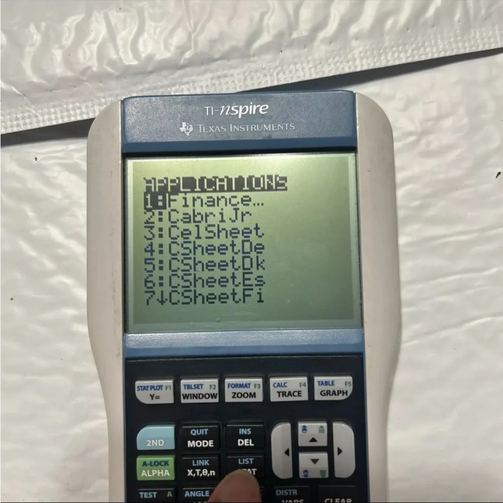 Texas Instrument TI NSPIRE Graphing Calculator W Cover Tested Ti 84 Plus Keypad